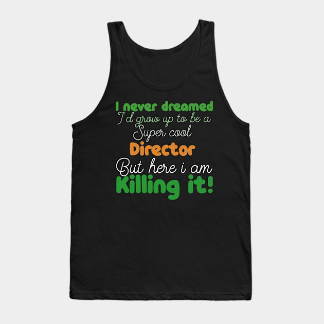 director Tank Top by Design stars 5
